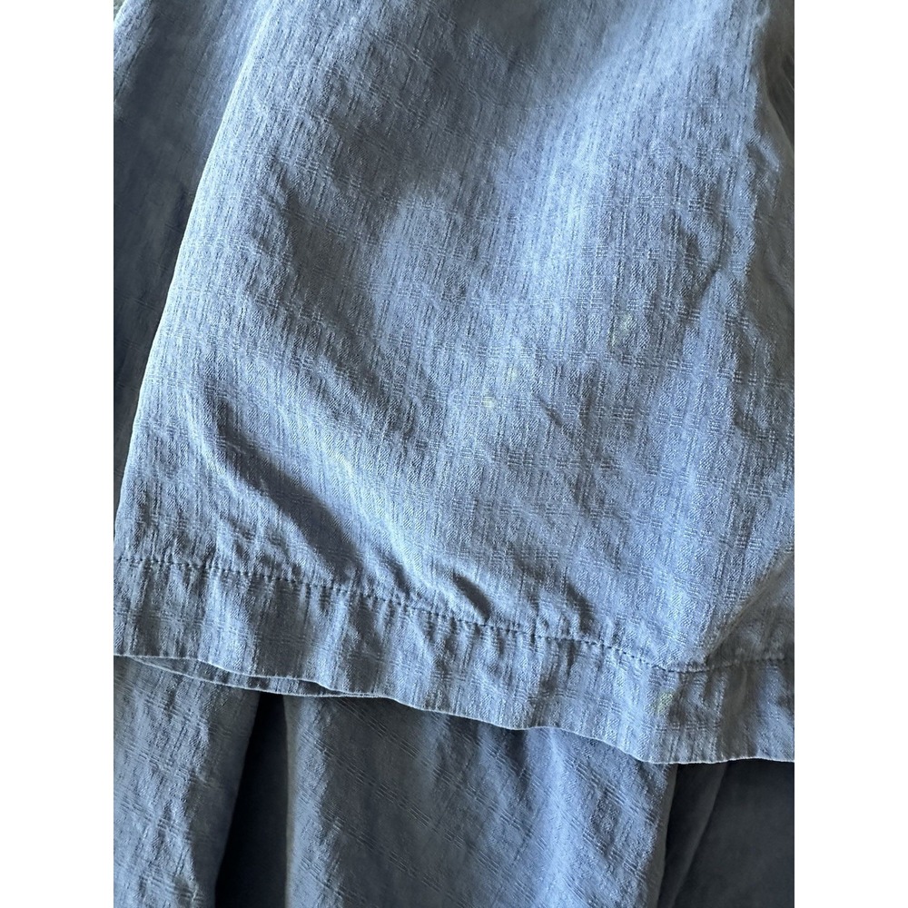 Tommy Bahama Shirt Mens XXL Button Up Oh Tan and Palm Tiki Girls Silk Blue - Picture 15 of 16